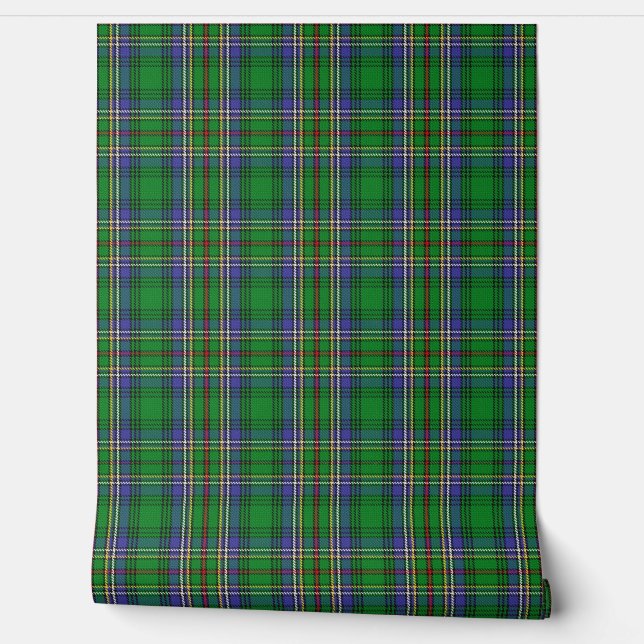 Clan Cockburn Dress Tartan Wallpaper (Unrolling)