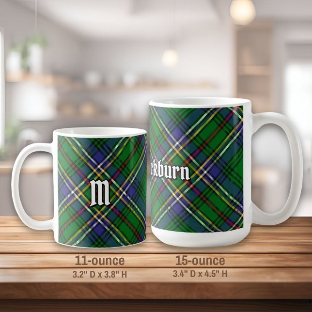Clan Cockburn Tartan Coffee Mug (Creator Uploaded)