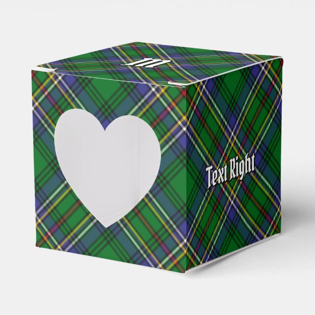Clan Cockburn Tartan Favour Box (Front Side)