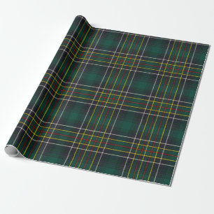 Clan Cockburn Tartan Plaid Wrapping Paper