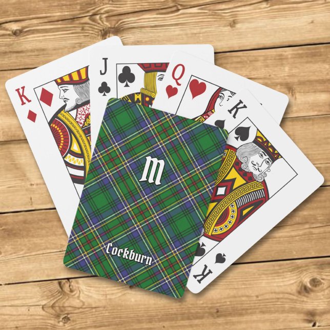 Clan Cockburn Tartan Playing Cards (Creator Uploaded)