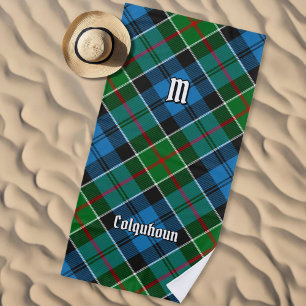 Clan Colquhoun Tartan Beach Towel