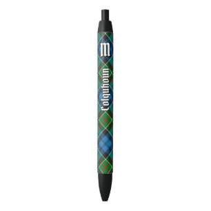 Clan Colquhoun Tartan Black Ink Pen