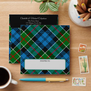 Clan Colquhoun Tartan Envelope