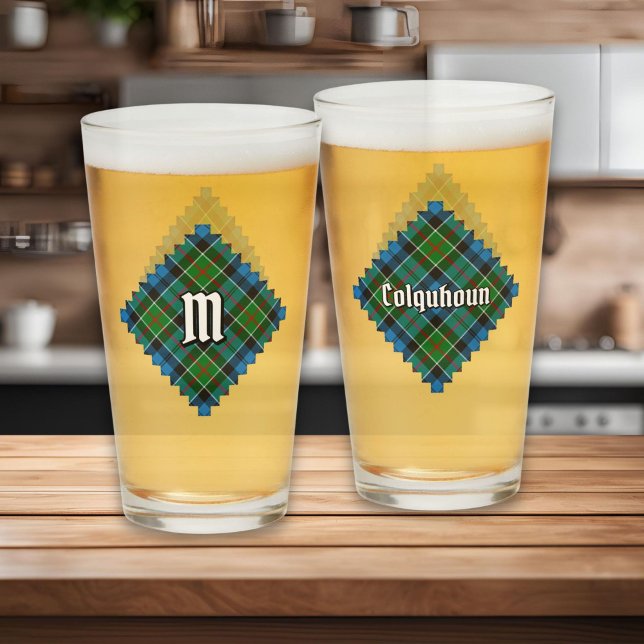 Clan Colquhoun Tartan Glass (Creator Uploaded)
