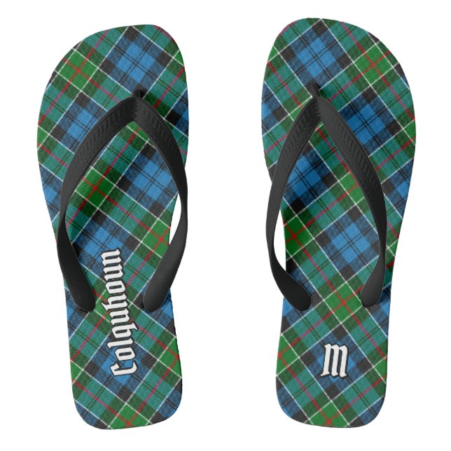 Clan Colquhoun Tartan Jandals (Footbed)