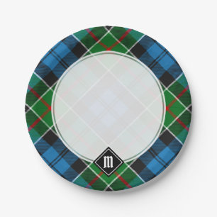 Clan Colquhoun Tartan Paper Plate