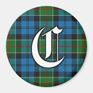 Clan Colquhoun Tartan Plaid Accents Magnet