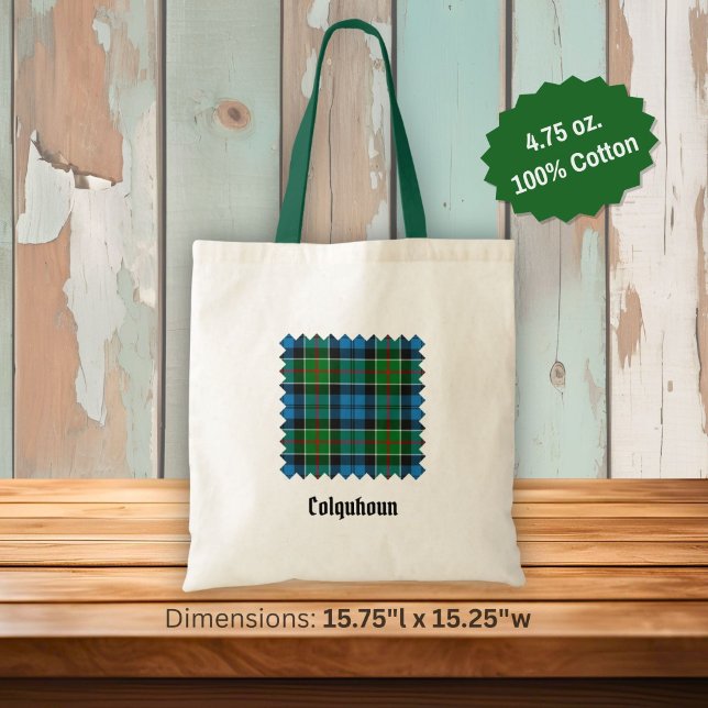 Clan Colquhoun Tartan Tote Bag (Creator Uploaded)