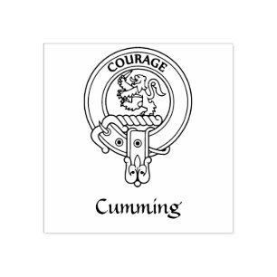 Clan Comyn Cumming Crest Rubber Stamp