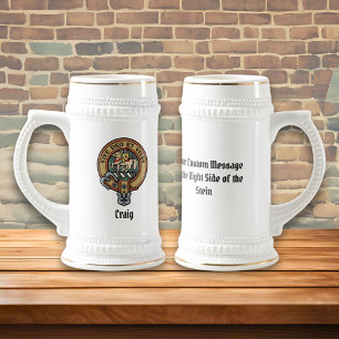 Clan Craig Crest Beer Stein