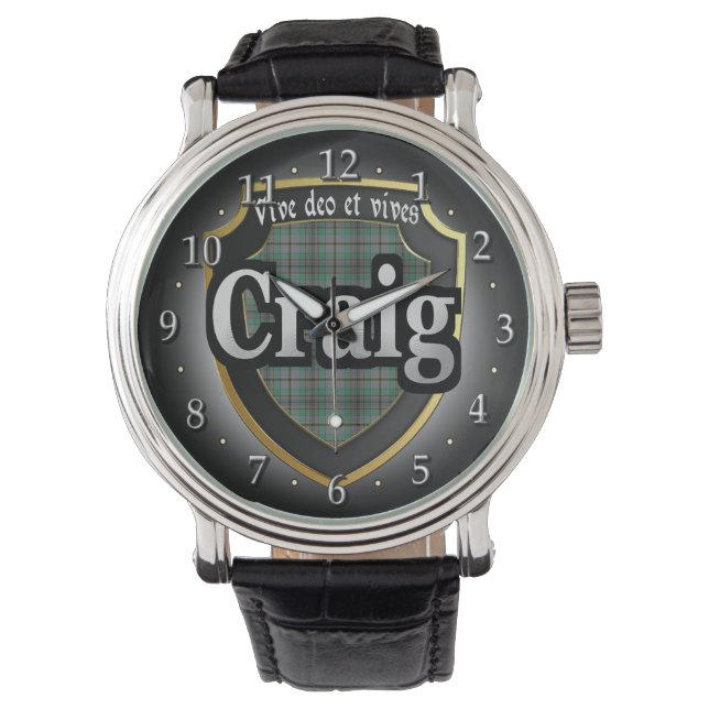 Clan Craig Scotland Celebration Watch (Front)