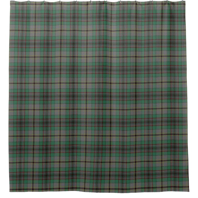 Clan Craig Scottish Heritage Tartan Shower Curtain (Front)