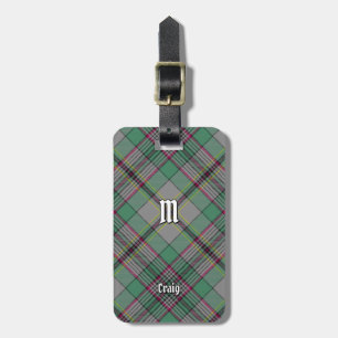 Clan Craig Tartan Luggage Tag