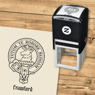 Clan Crawford Crest Self-inking Stamp