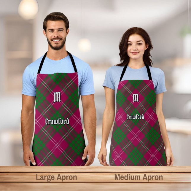 Clan Crawford Tartan Apron (Creator Uploaded)