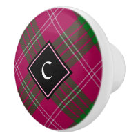 Clan Crawford Tartan Ceramic Knob