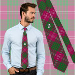 Clan Crawford Tartan Neck Tie<br><div class="desc">Clan Crawford traditional tartan with modern colours. Custom monogram.</div>