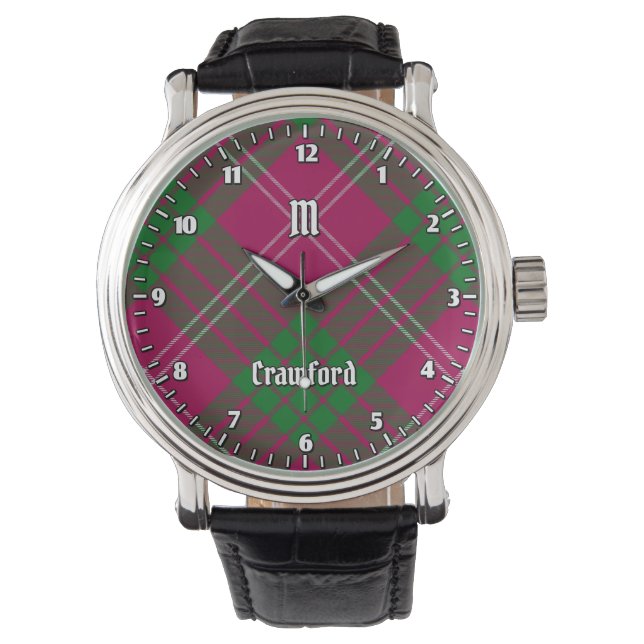 Clan Crawford Tartan Watch (Front)