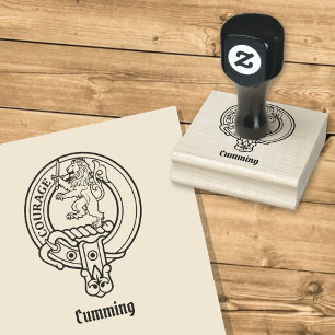 Clan Cumming Crest Rubber Stamp