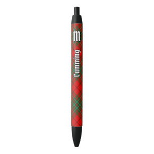 Clan Cumming Tartan Black Ink Pen
