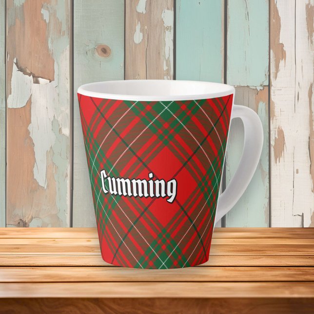 Clan Cumming Tartan Latte Mug (Creator Uploaded)