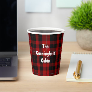 Clan Cunningham Plaid Custom Paper Cups