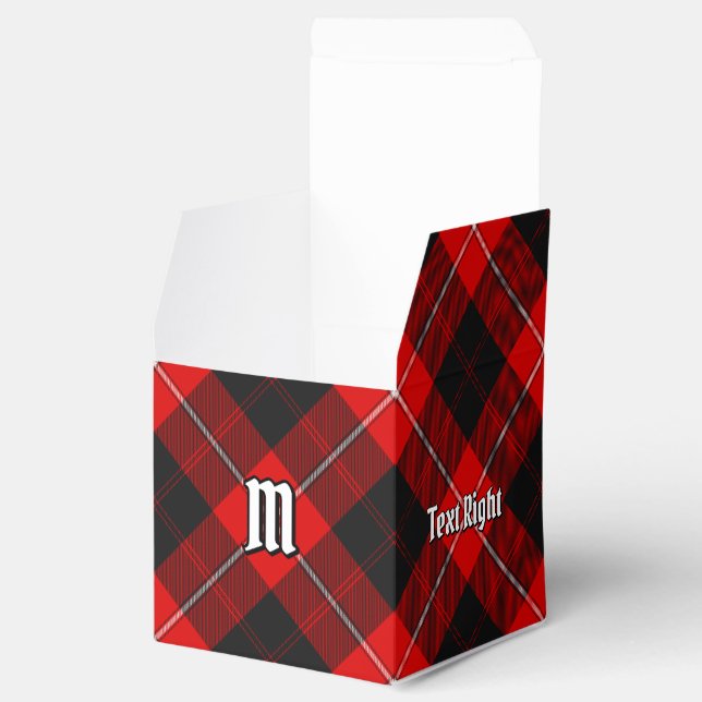 Clan Cunningham Tartan Favour Box (Opened)