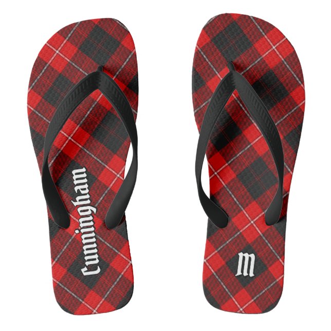 Clan Cunningham Tartan Jandals (Footbed)
