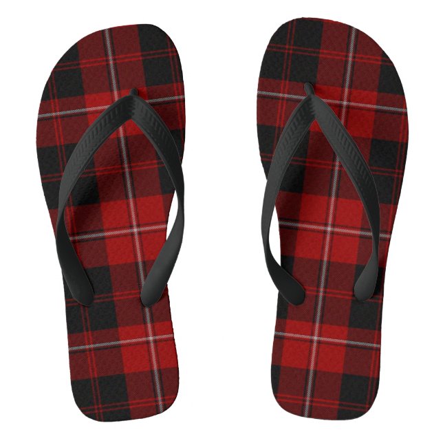 Clan Cunningham Tartan Plaid Jandals (Footbed)