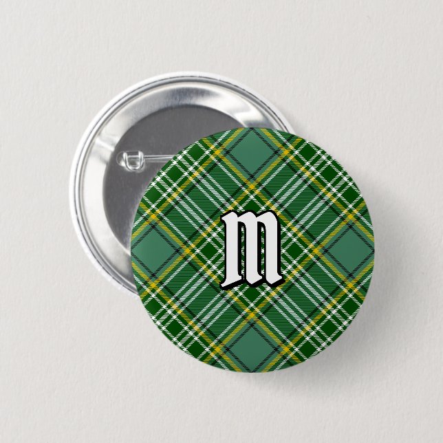 Clan Currie Tartan 6 Cm Round Badge (Front & Back)