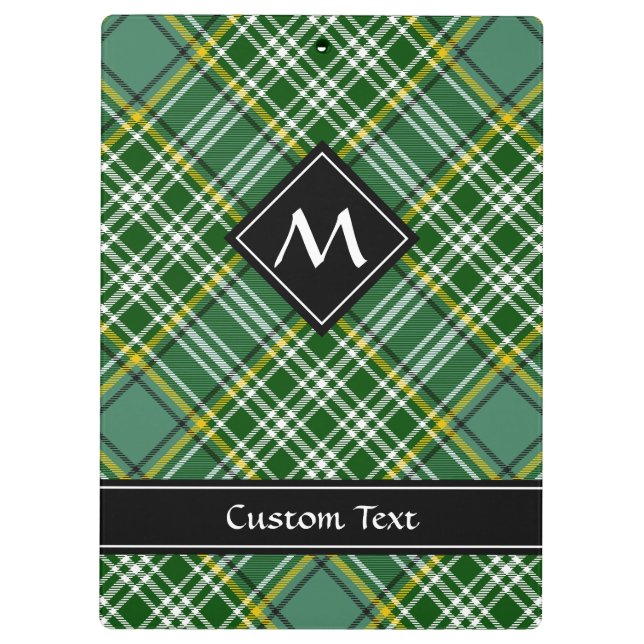 Clan Currie Tartan Clipboard (Back)