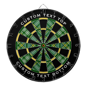 Clan Currie Tartan Dartboard