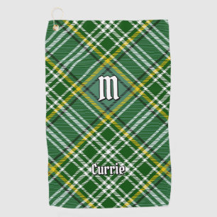 Clan Currie Tartan Golf Towel