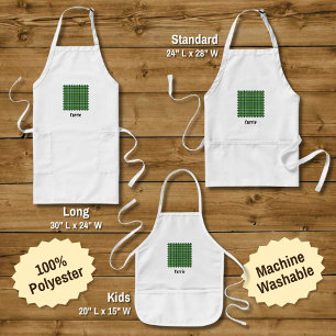 Clan Currie Tartan Long Apron