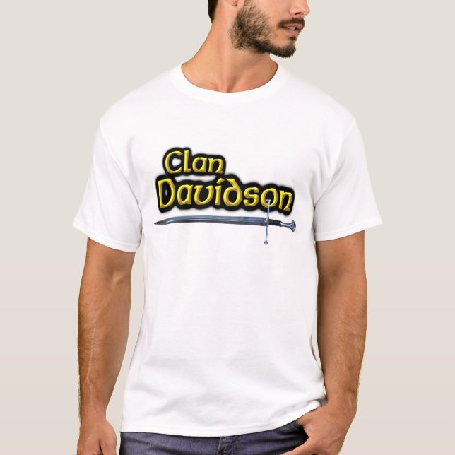 Clan Davidson Inspired Scottish T-Shirt (Front)