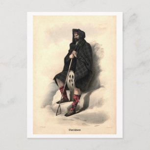 Clan Davidson Postcard
