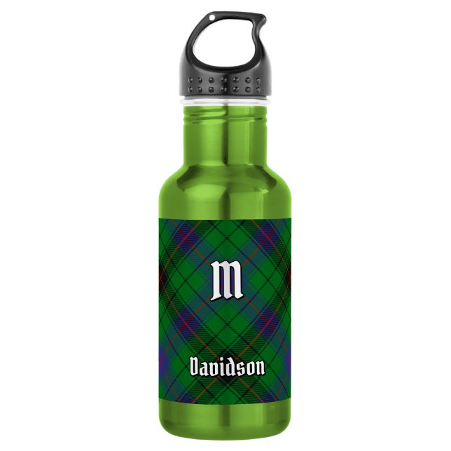 Clan Davidson Tartan 532 Ml Water Bottle (Front)