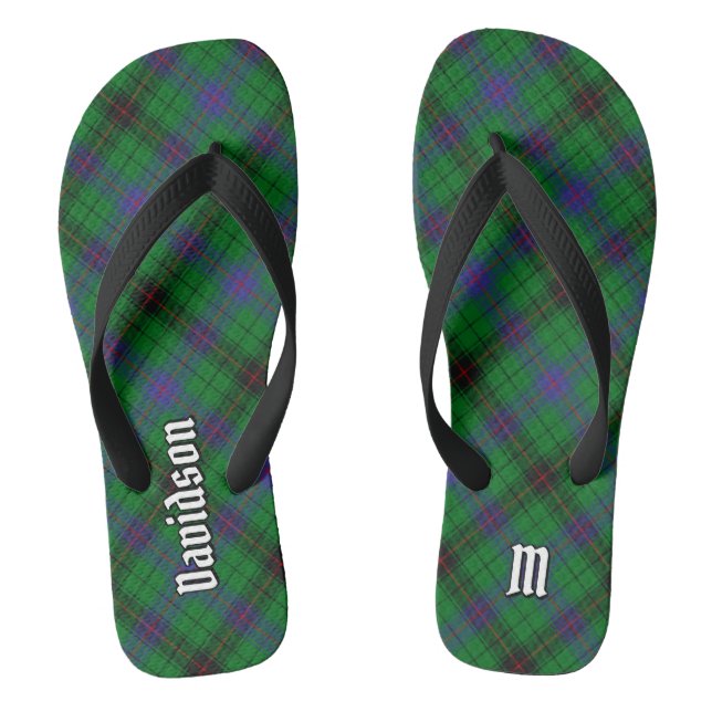 Clan Davidson Tartan Jandals (Footbed)