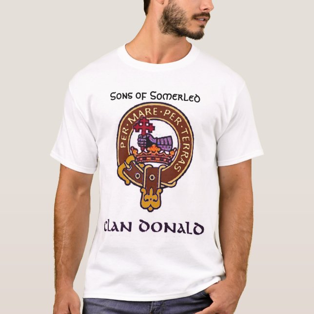 Clan Donald/ MacDonald of Glencoe T-Shirt (Front)