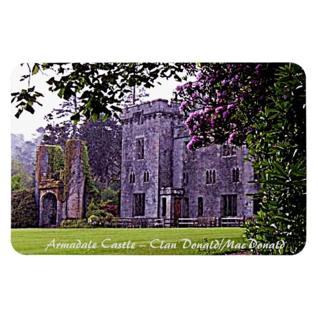 Clan Donald/MacDonald's Armadale Castle Magnet (Horizontal)