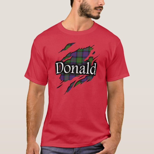 Clan Donald Tartan Spirit Shirt (Front)
