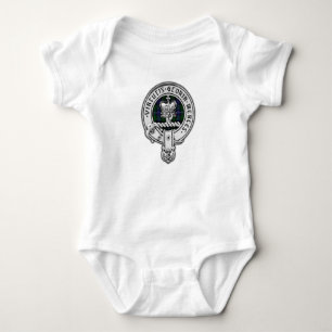 Clan Donnachaidh (Robertson) Crest /Hunting Tartan Baby Bodysuit