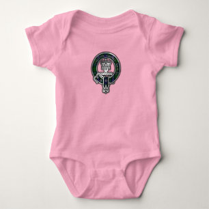 Clan Donnachaidh (Robertson) Crest /Hunting Tartan Baby Bodysuit