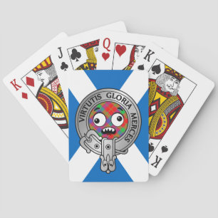 Clan Donnachaidh Robertson Crest & Tartan Bicycl Playing Cards