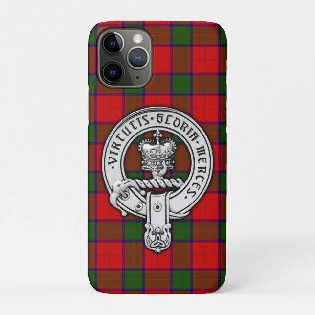 Clan Donnachaidh (Robertson) Crest & Tartan Case-Mate iPhone Case (Back)