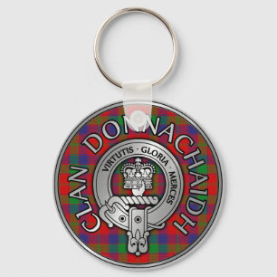 Clan Donnachaidh   Robertson Crest & Tartan Key Ring