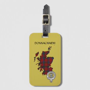 Clan Donnachaidh (Robertson) Crest & Tartan Luggage Tag