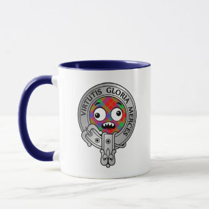 Clan Donnachaidh   Robertson Crest & Tartan Mug