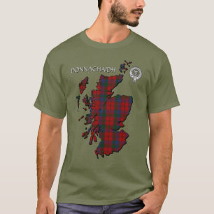 Clan Donnachaidh (Robertson) Crest & Tartan T-Shirt
